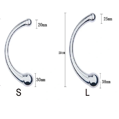 Anal Hooks Anal Ended 5858 Elegant Stainless Steel Double Hook 1001